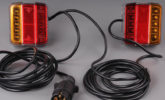 Magnetsko LED svjetlo na prikolici iza quad bike