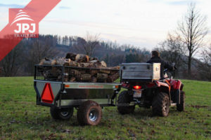 mala prikolica za vrtni traktor