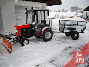 prikolica vrtlar za kompaktni traktor